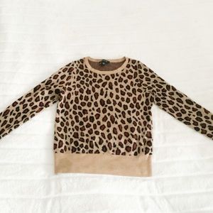 Ann Taylor Cheetah Print Sweater